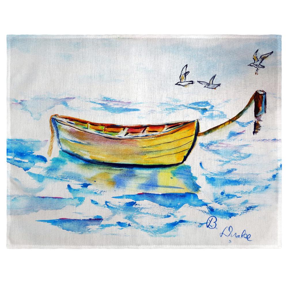 Yellow Rowboat Place Mat Set of 4. Picture 1