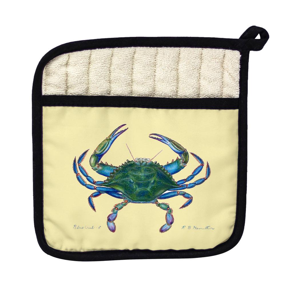Blue Crab - Female Pot Holder. Picture 1