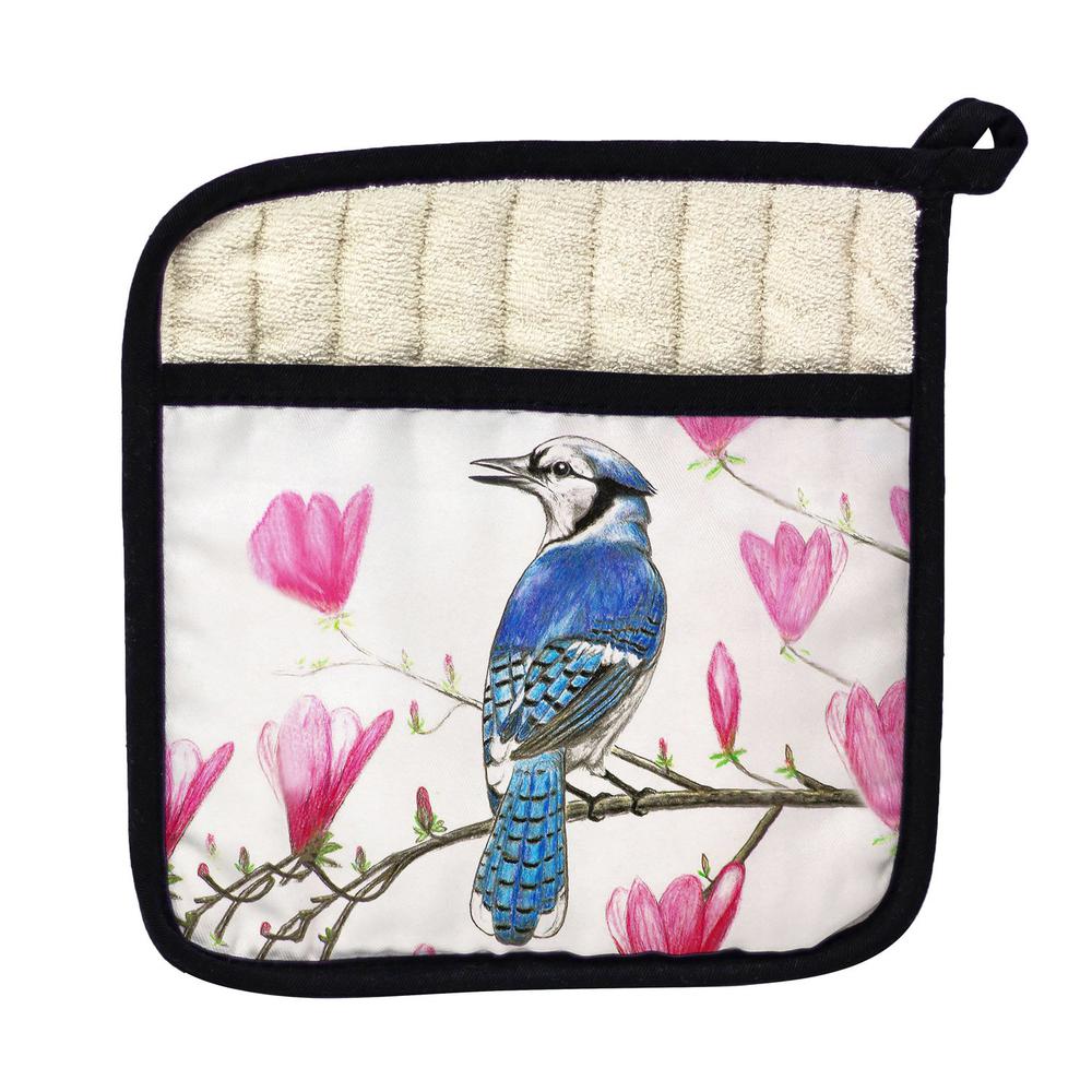 Blue Jay Pot Holder. Picture 1