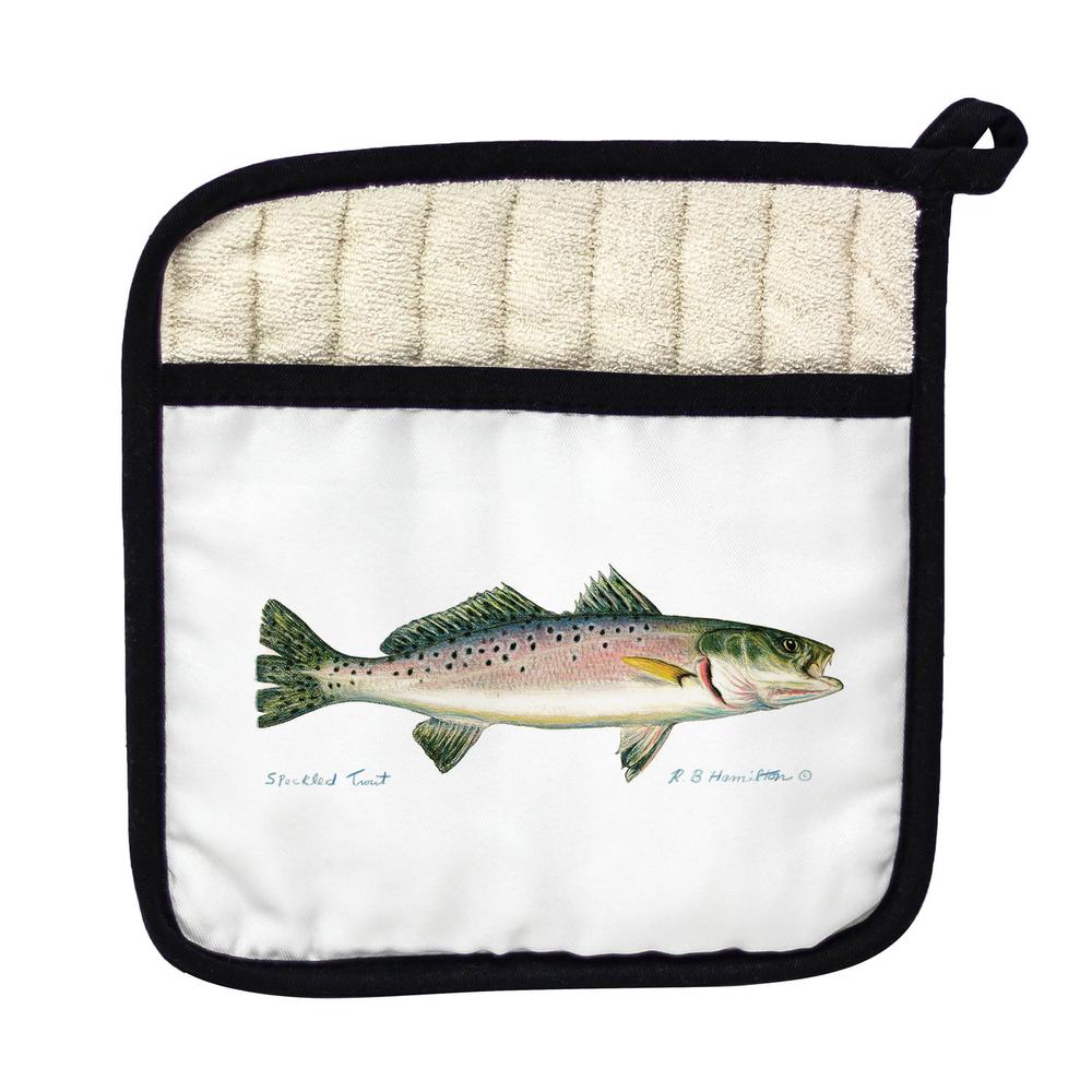 Speckled Trout Pot Holder. Picture 1