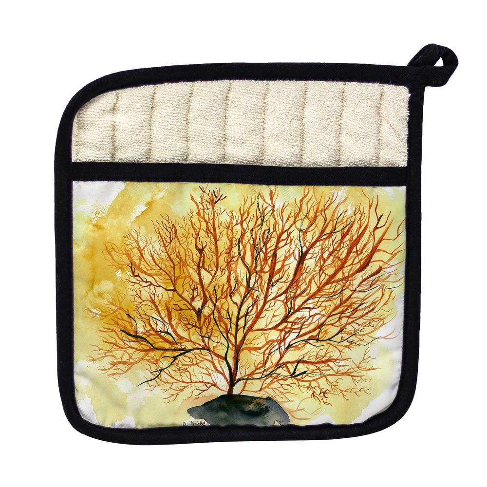 Red Sea Fan Pot Holder. Picture 1