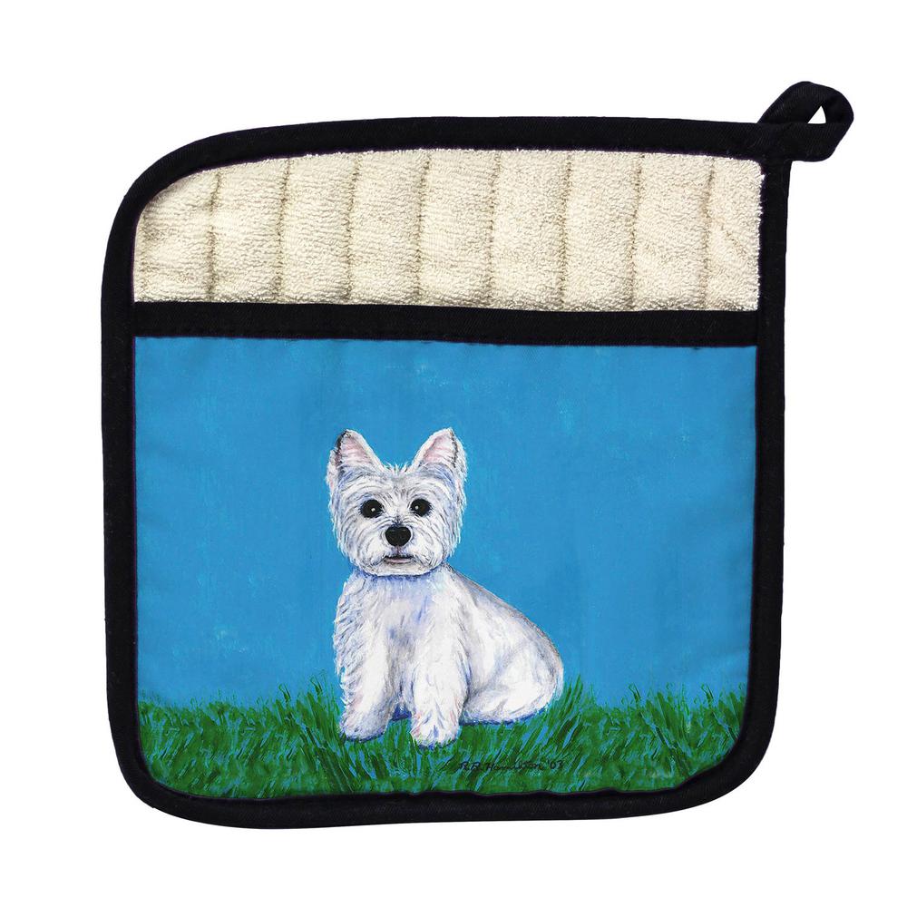 Westie Pot Holder. Picture 1