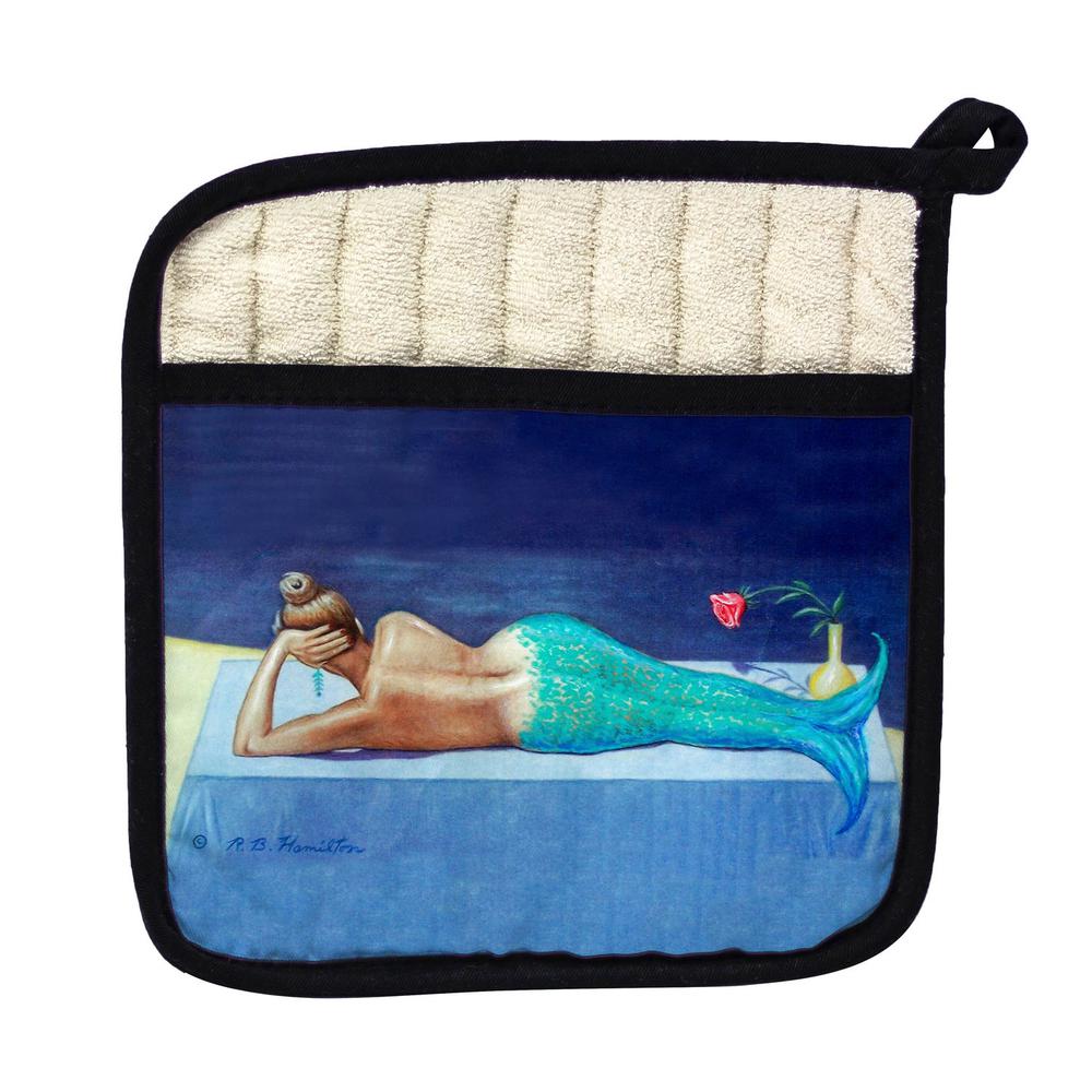 Mermaid Pot Holder. Picture 1