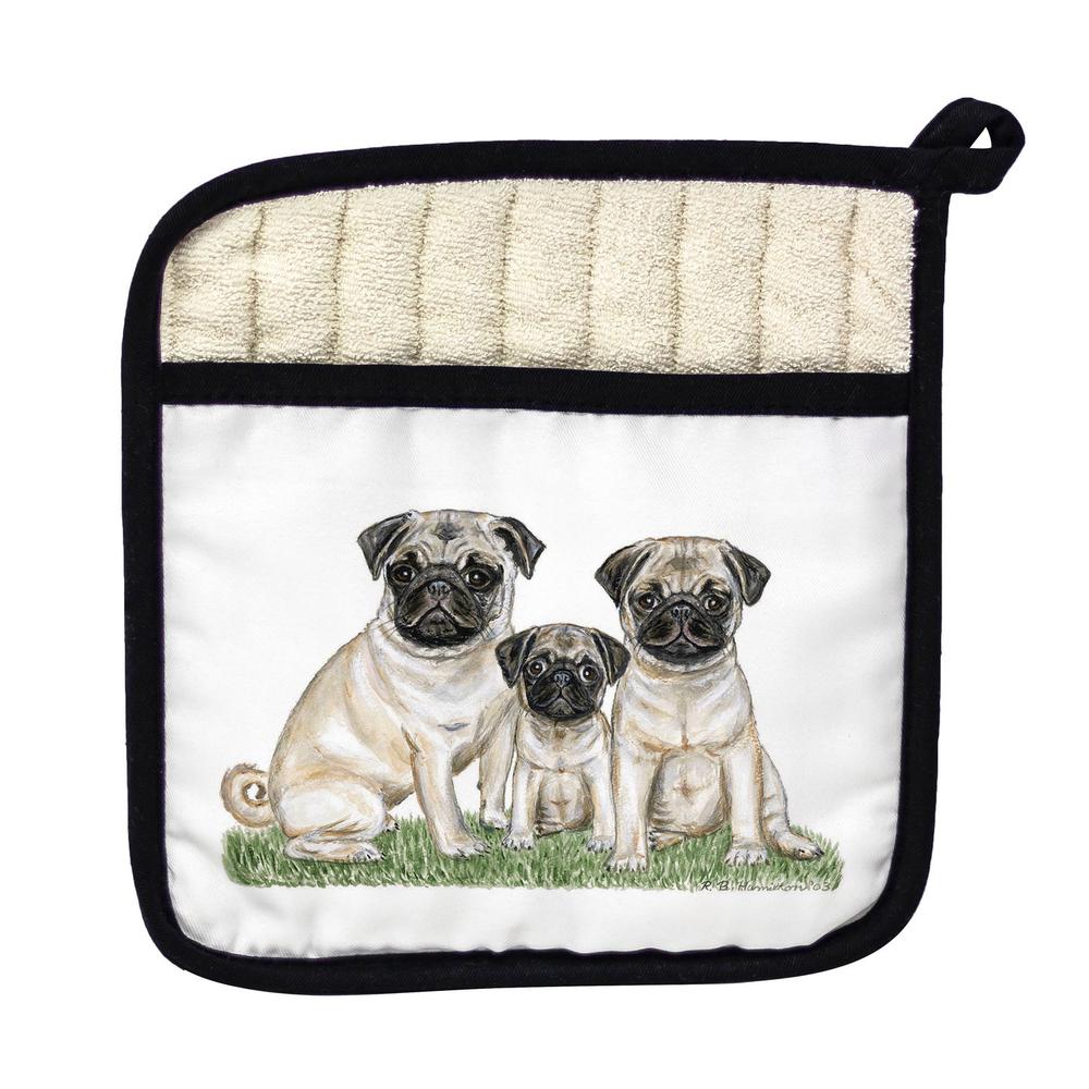 Pugs Pot Holder. Picture 1