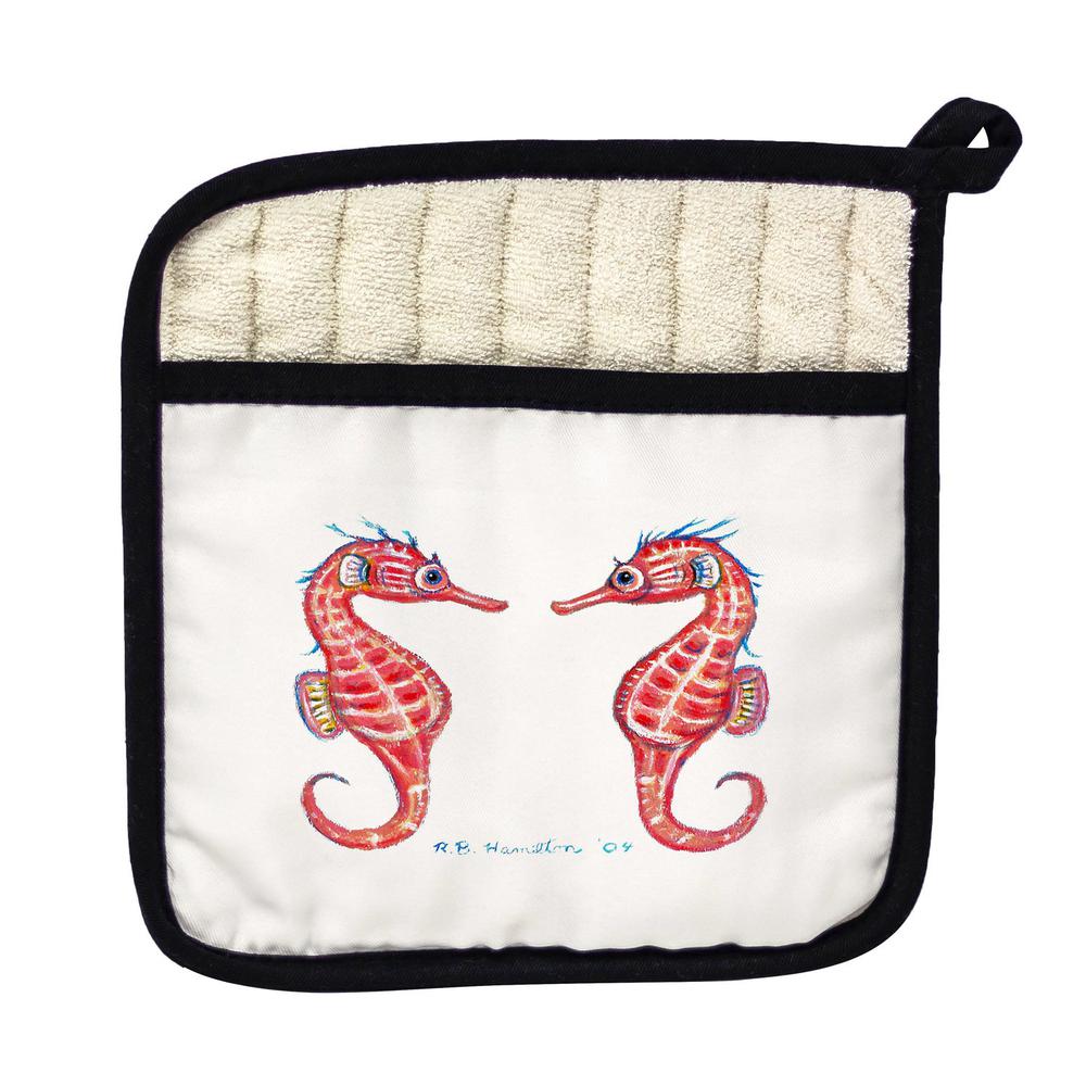 Seahorses Pot Holder. Picture 1