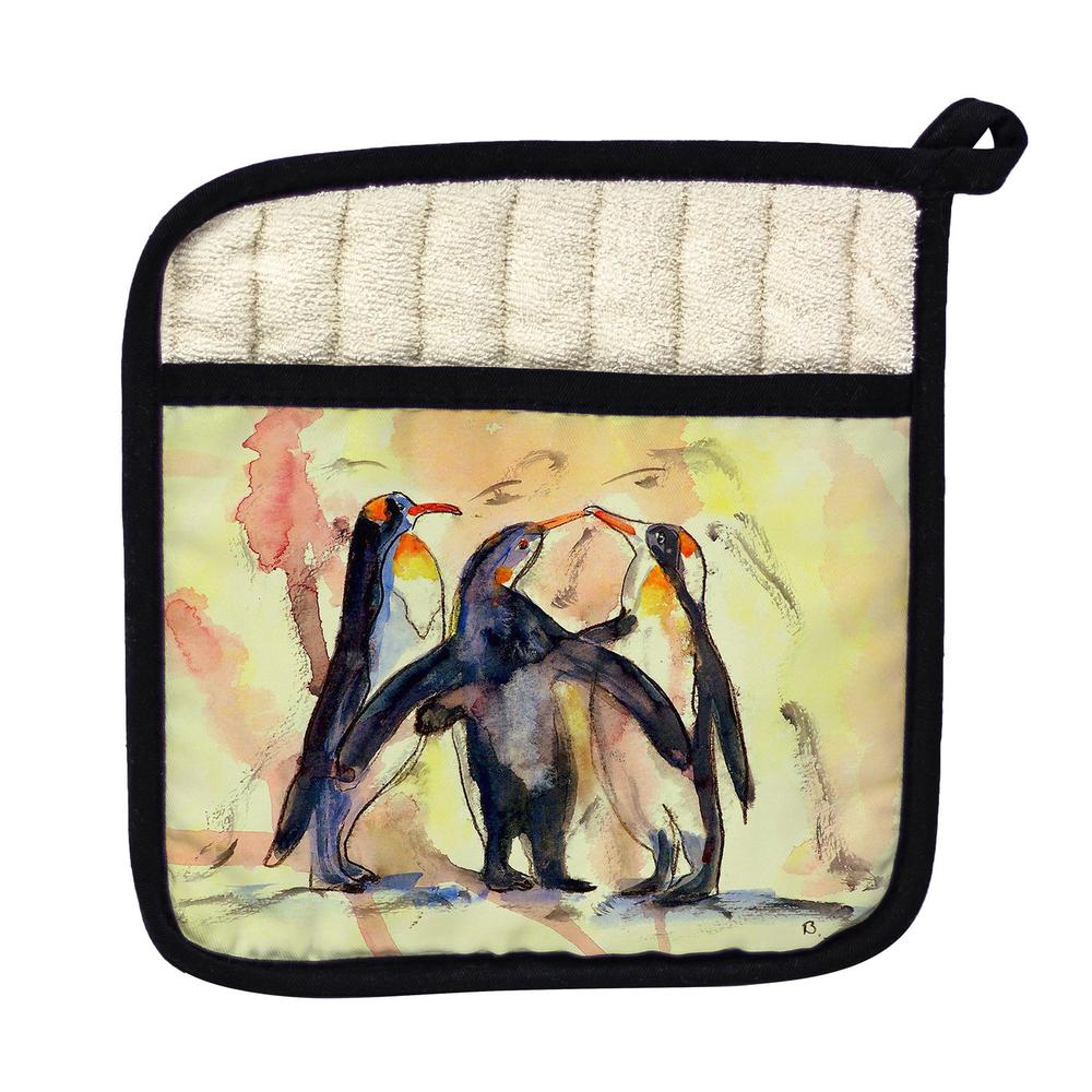 Penguins Pot Holder. Picture 1