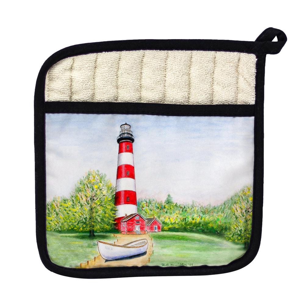 Chincoteague Lighthouse VA Pot Holder. Picture 1