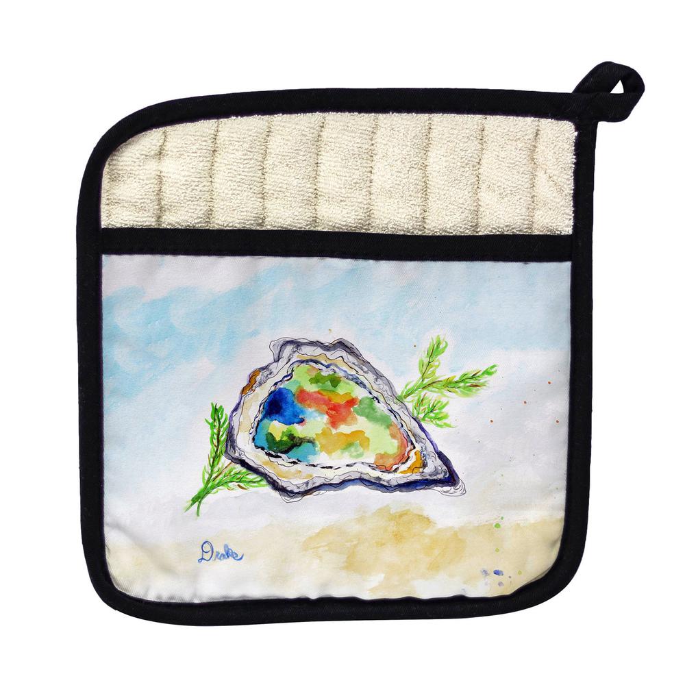 Colorful Oyster Pot Holder. Picture 1