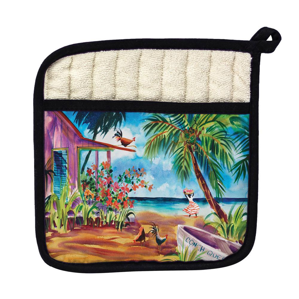 Conch Breezes Pot Holder. Picture 1