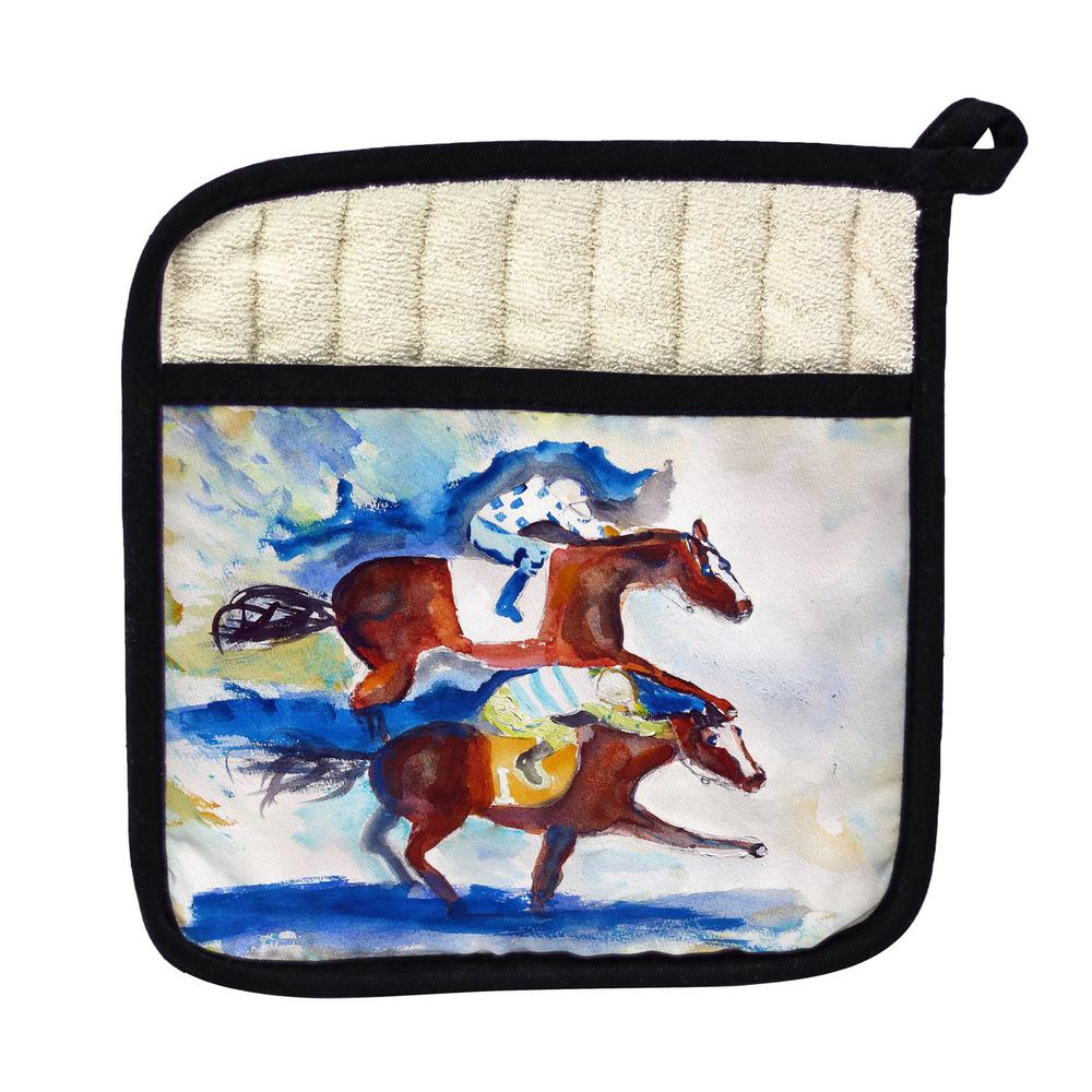 Photo Finish Pot Holder. Picture 1