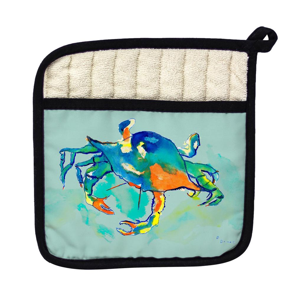 Orange Crab Pot Holder. Picture 1