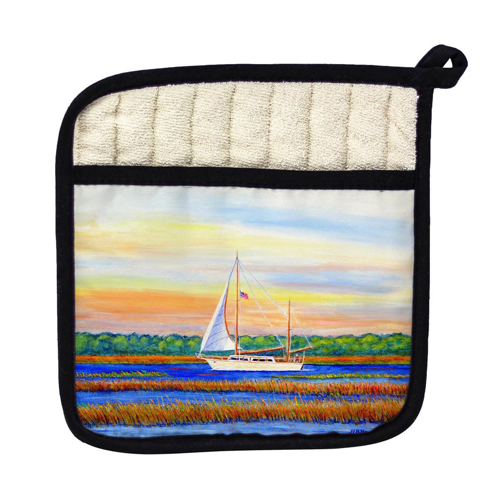 Marsh Sailing Pot Holder. Picture 1