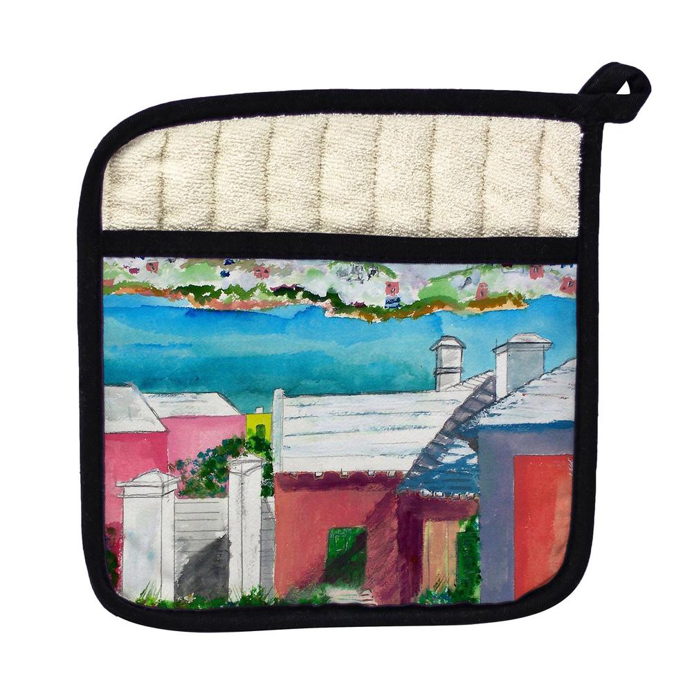 Rooftops Pot Holder. Picture 1