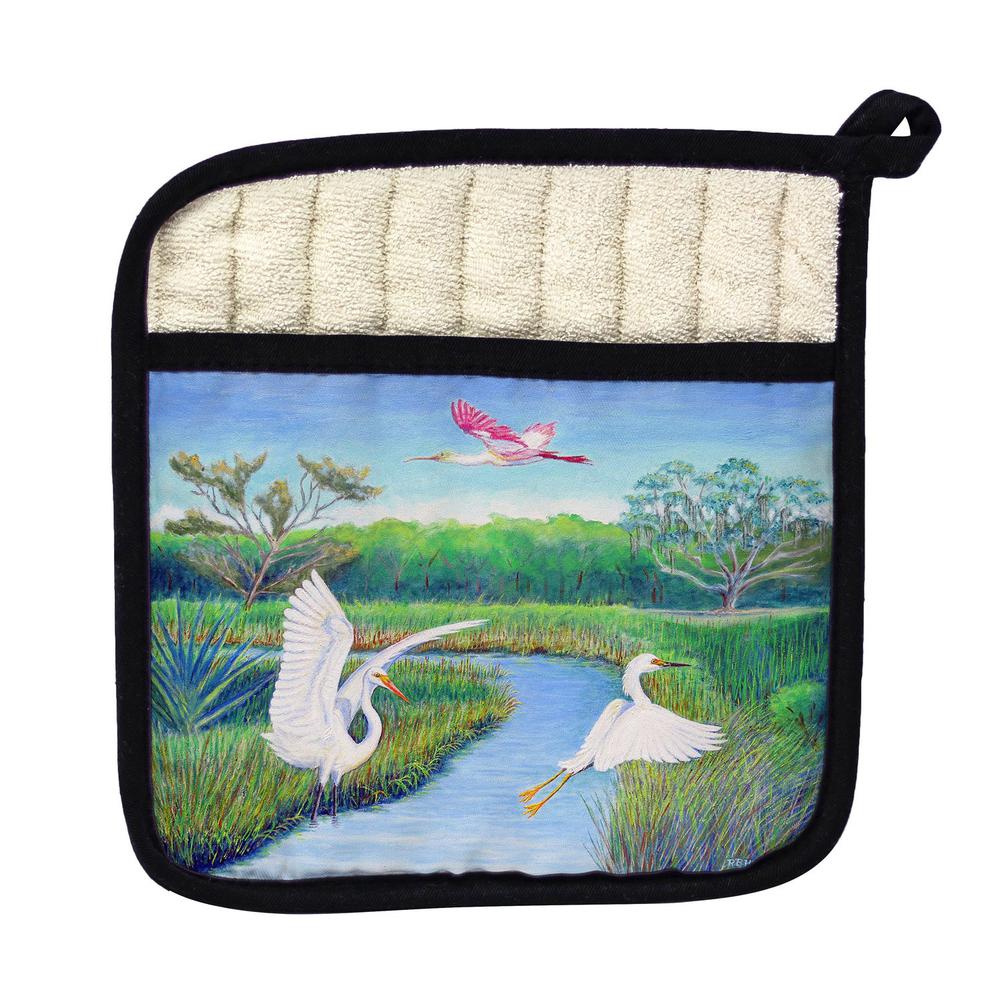 Marsh Wings Pot Holder. Picture 1