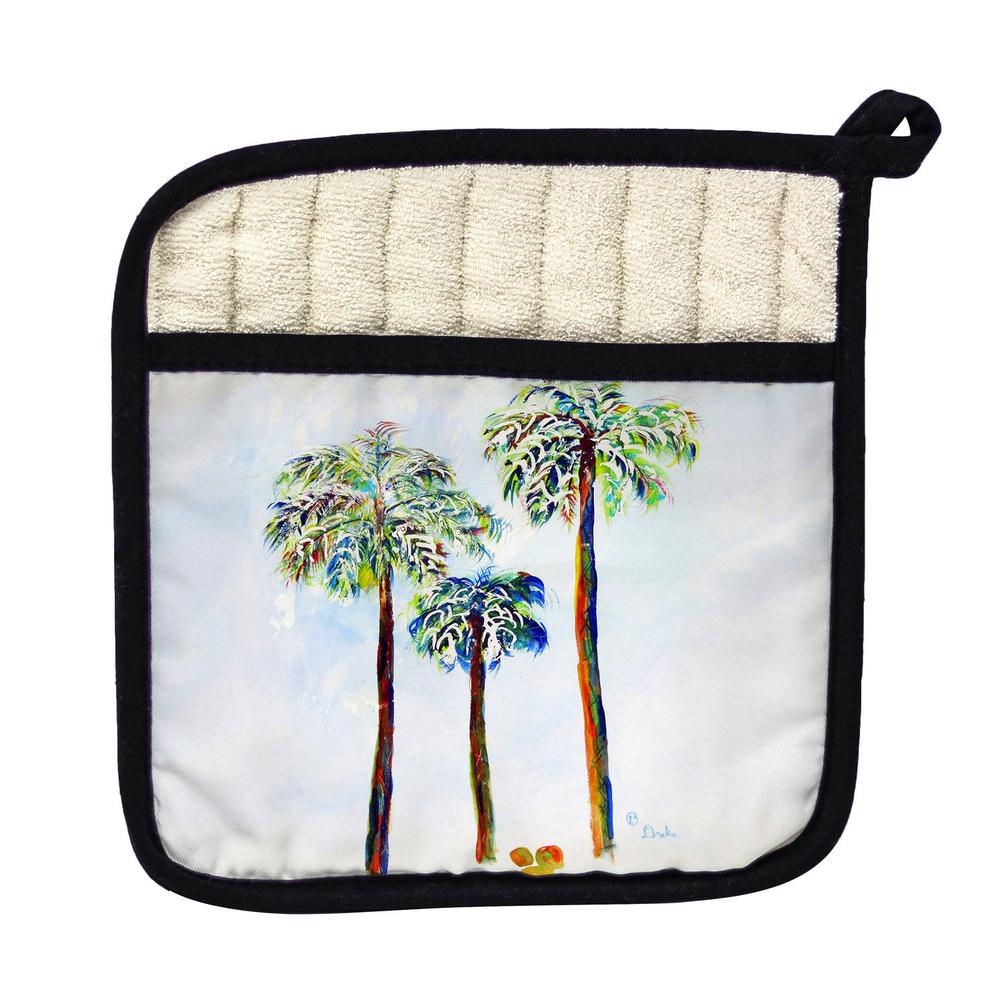 Three Palms Pot Holder. Picture 1