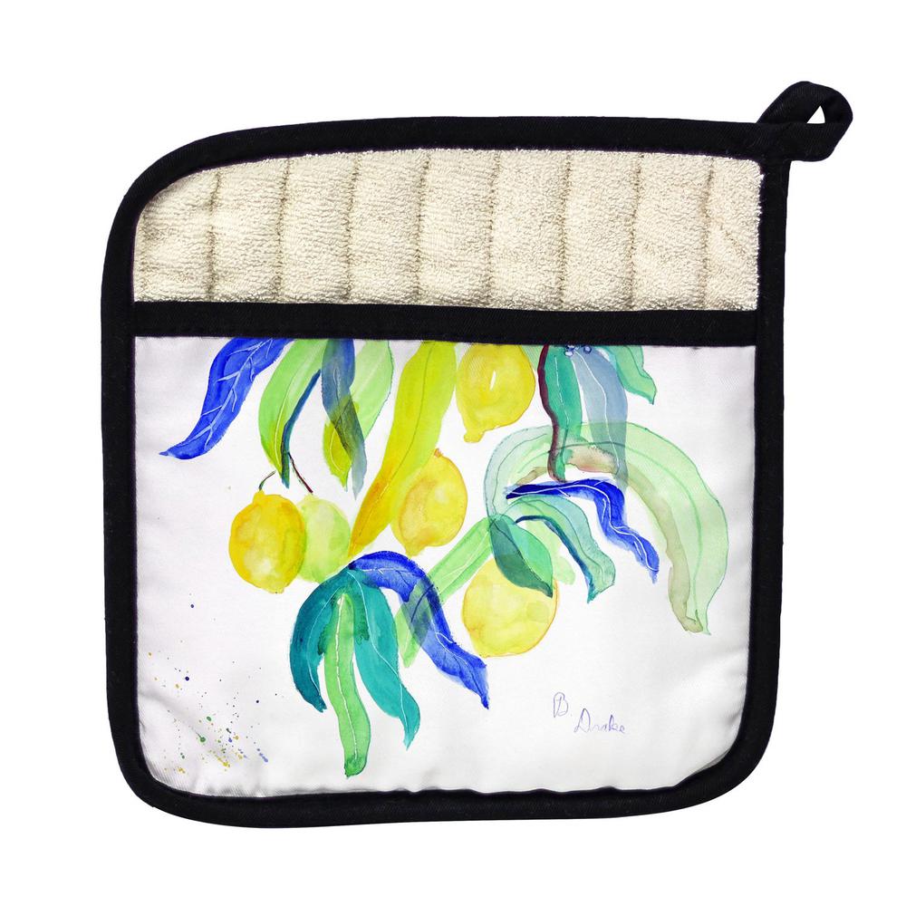 Lemon Tree Pot Holder. Picture 1