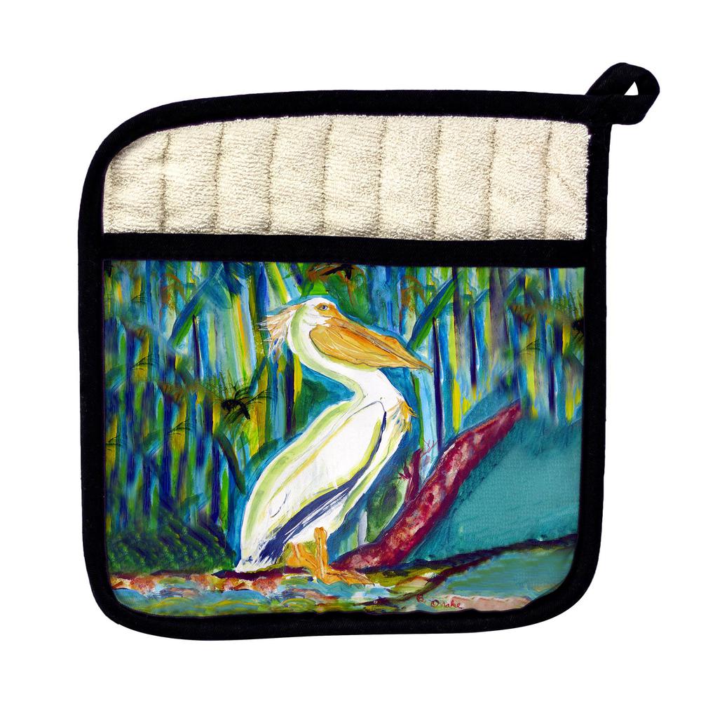 King Pelican II Pot Holder. Picture 1