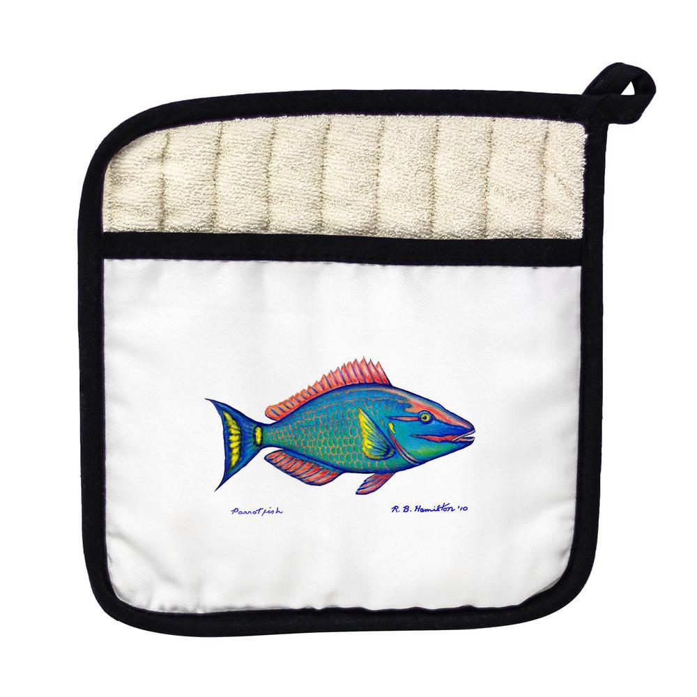 Parrot Fish Pot Holder. Picture 1