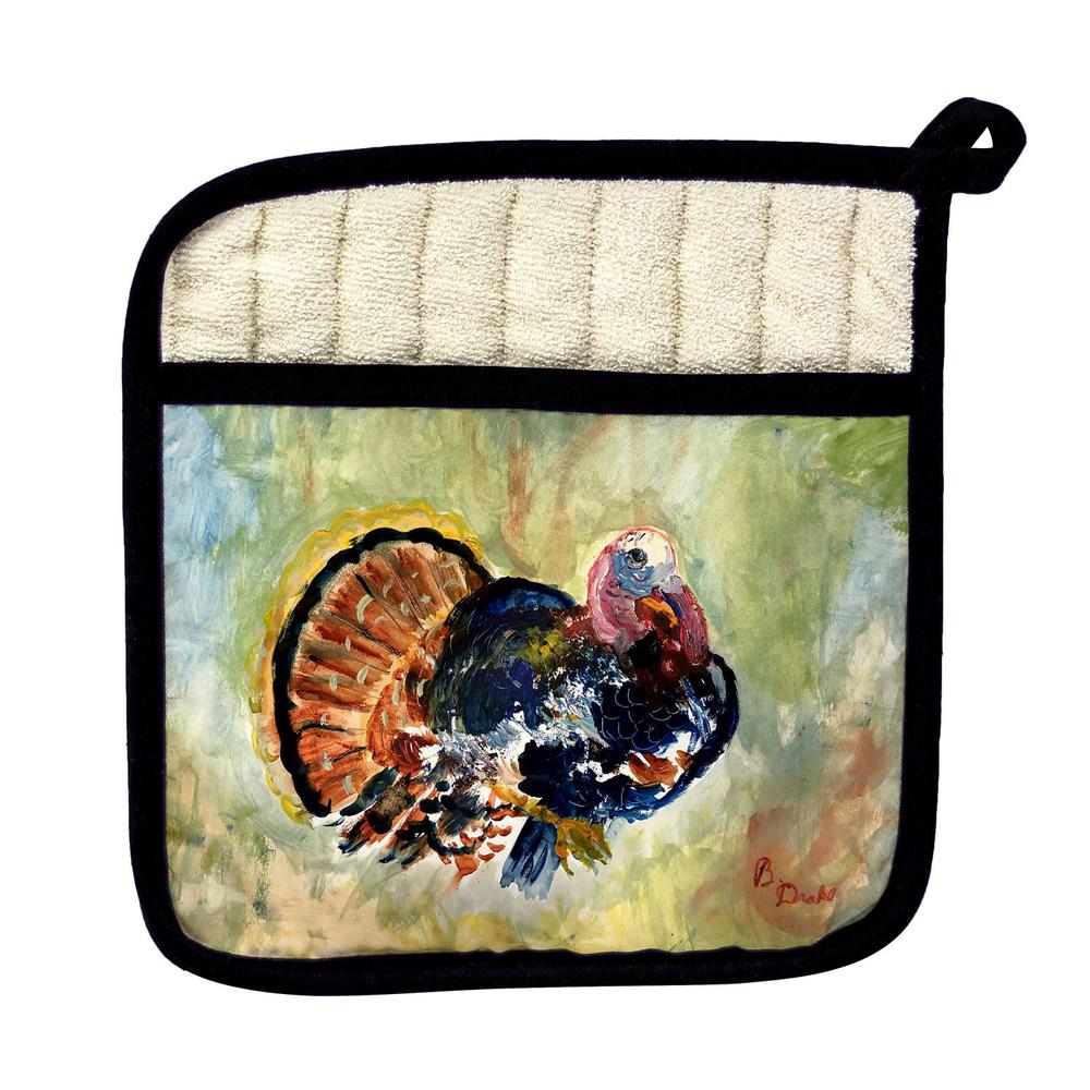 Colorful Turkey Pot Holder. Picture 1