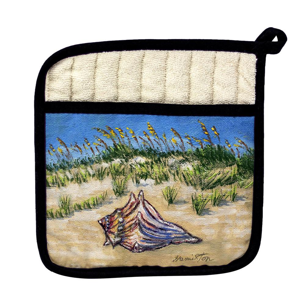 Conch Found Pot Holder. Picture 1