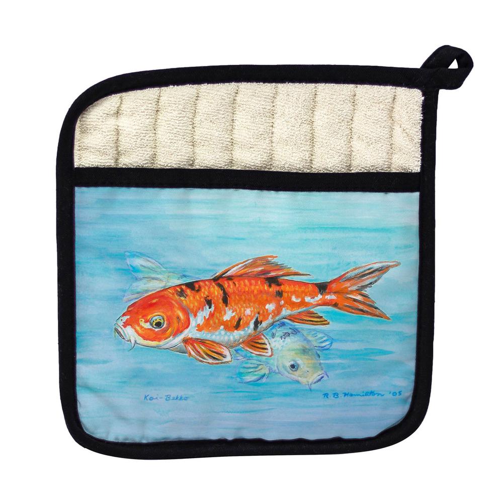 Koi Pot Holder. Picture 1