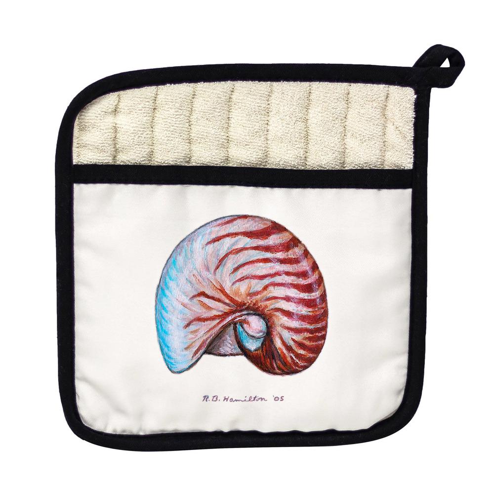 Nautilus Shell Pot Holder. Picture 1