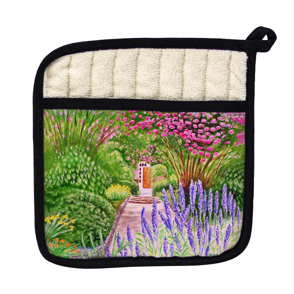 Garden Door Pot Holder. Picture 1