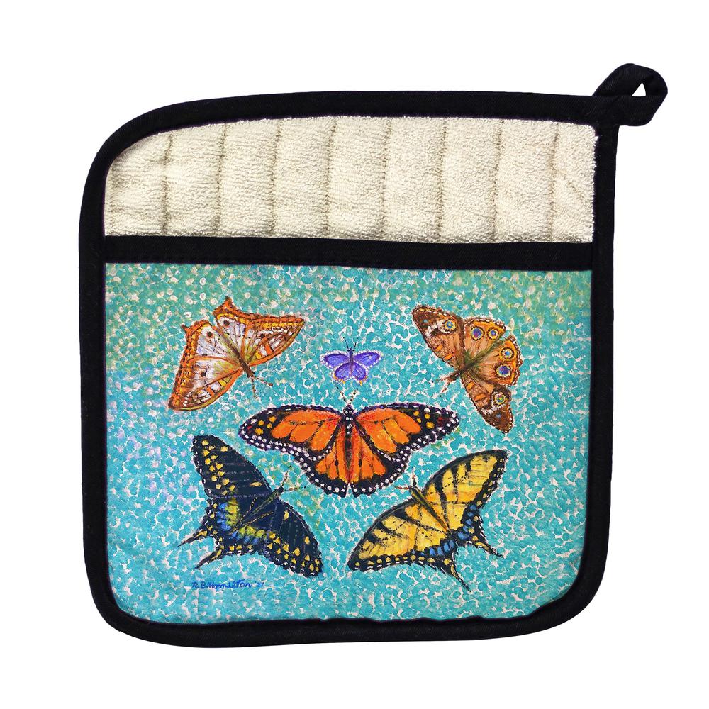 Butterfly Arrangement Pot Holder. Picture 1