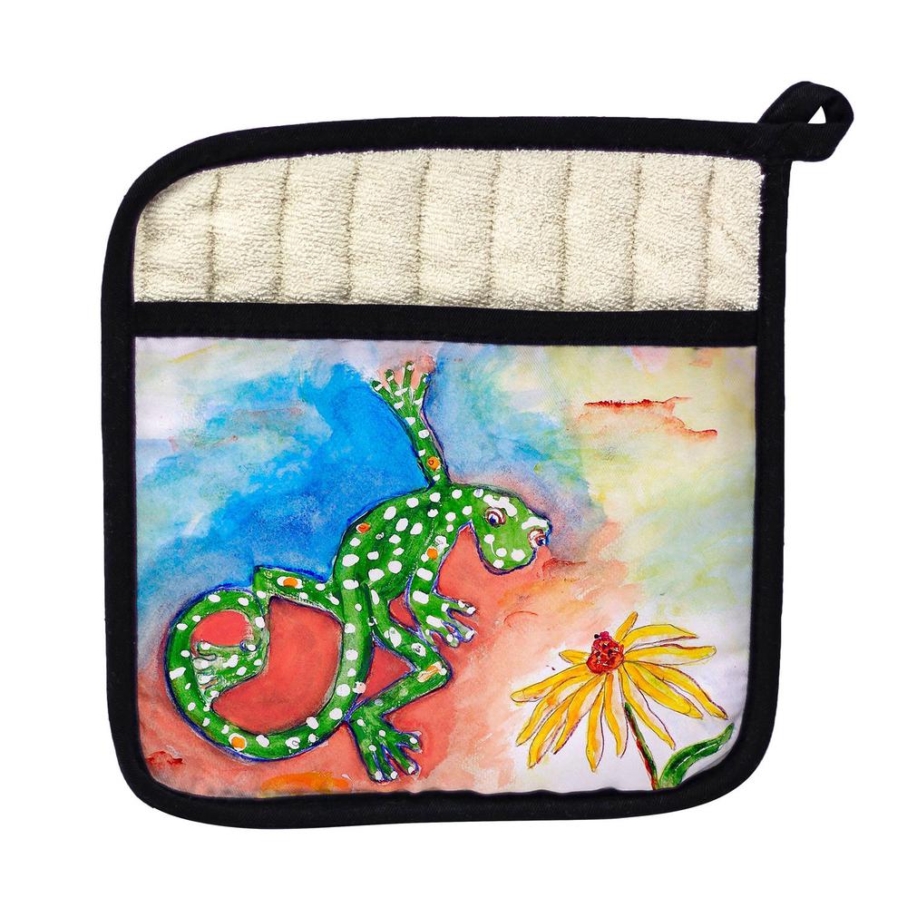 Gecko Pot Holder. Picture 1