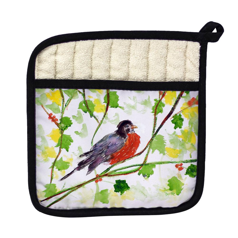 Robin Pot Holder. Picture 1