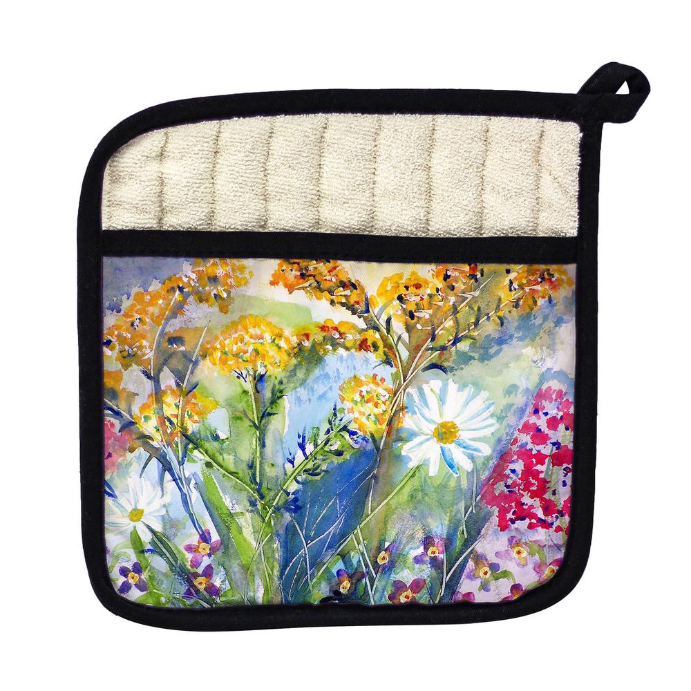 Wild Flowers Pot Holder. Picture 1