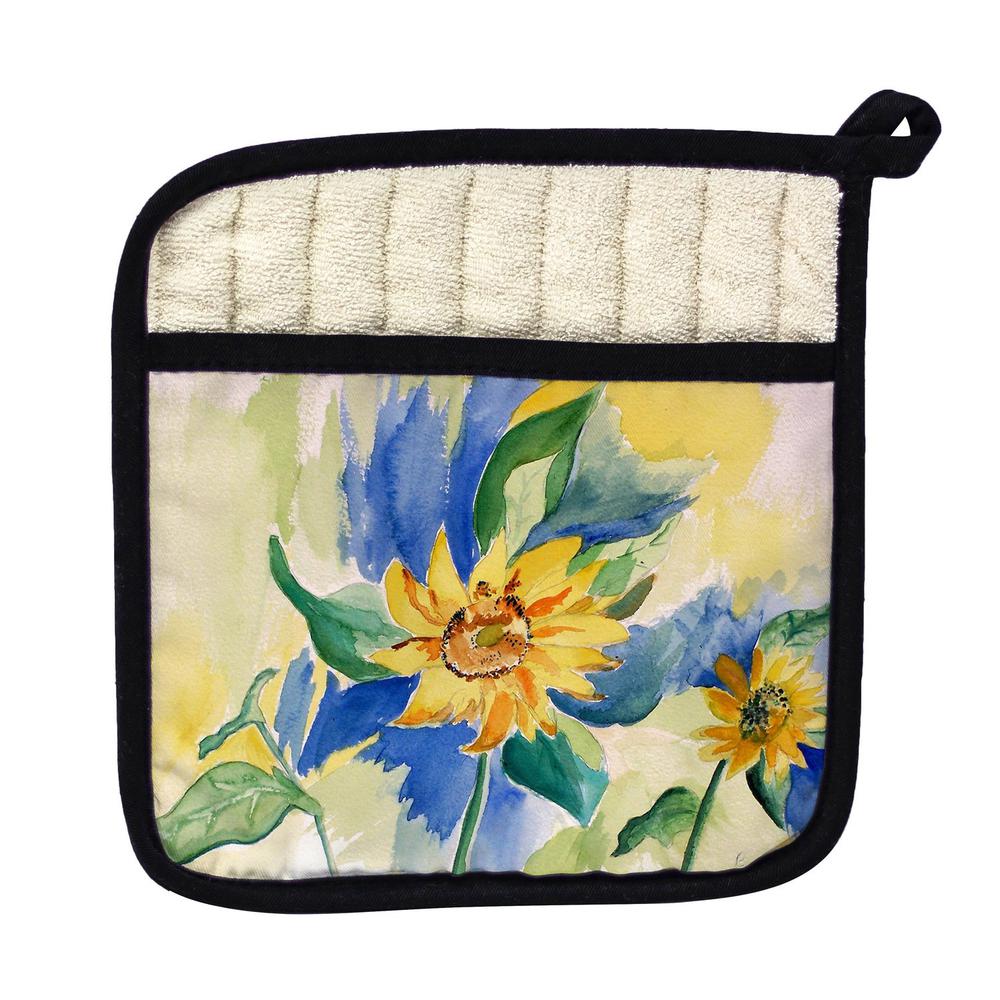 Betsy's SunFlower Pot Holder. Picture 1