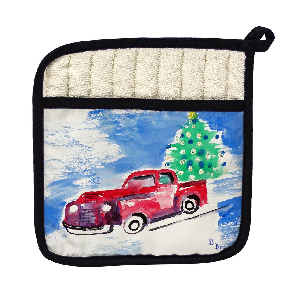 Truck & Tree Pot Holder. Picture 1