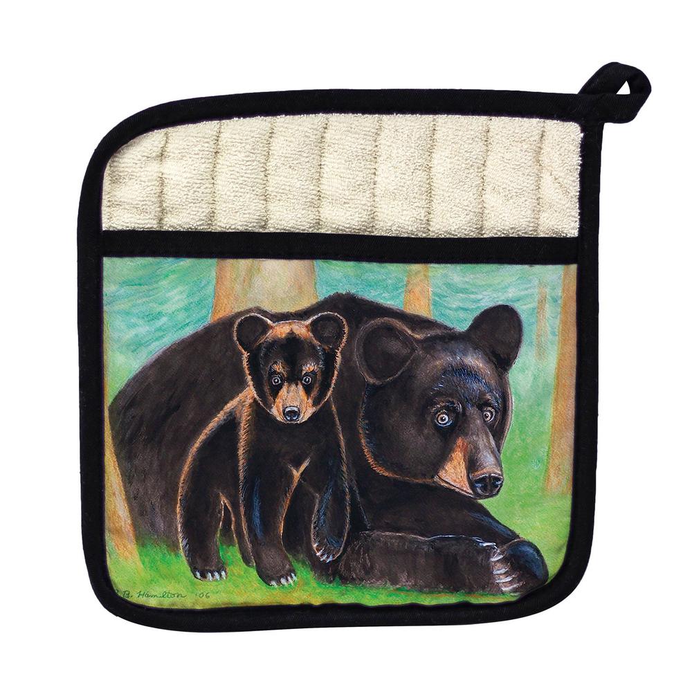 Bear & Cub Pot Holder. Picture 1