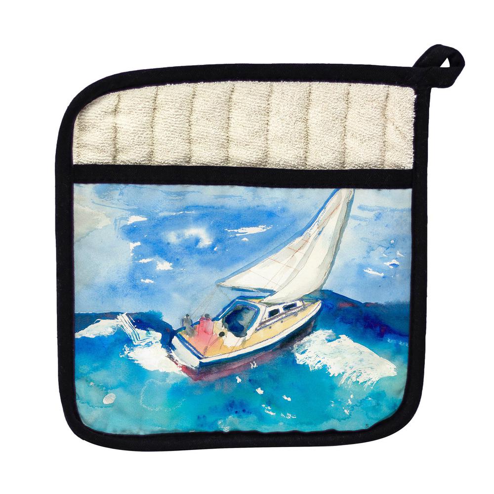 Sailboat Pot Holder. Picture 1