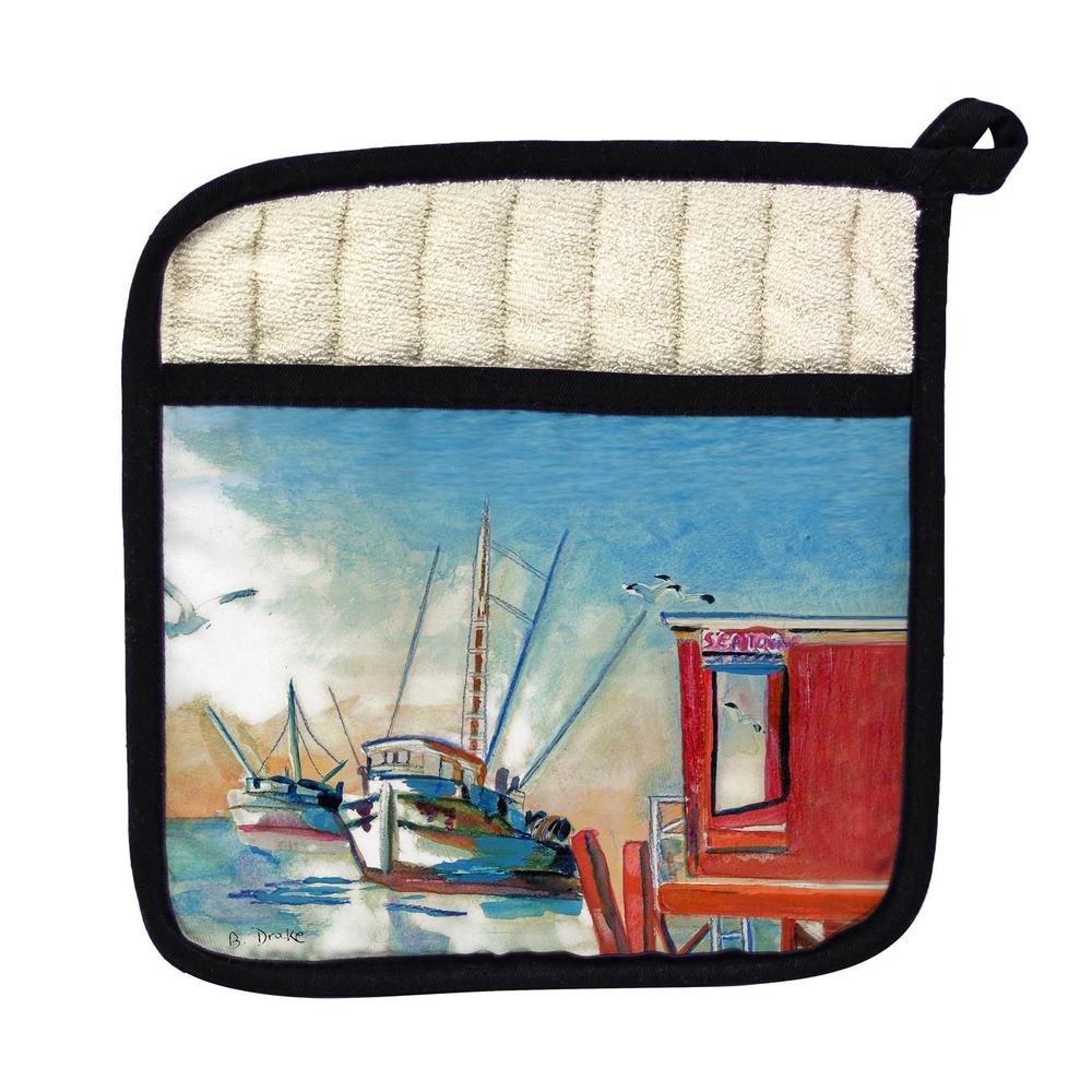 Shrimp Boat Pot Holder. Picture 1