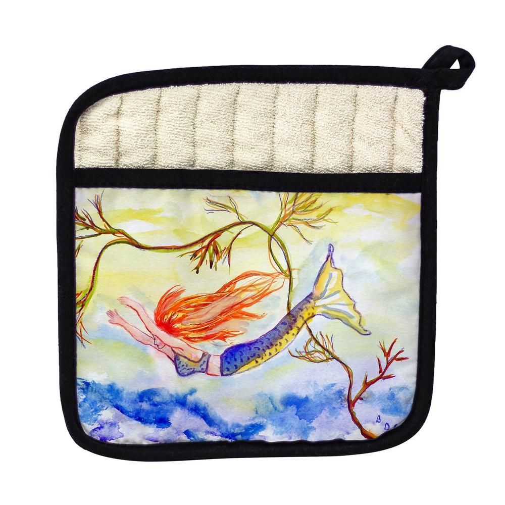 Diving Mermaid Pot Holder. Picture 1