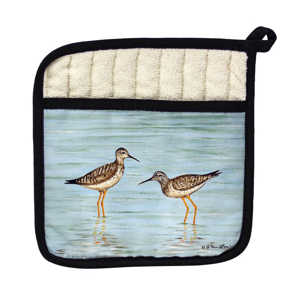 Yellow Legs Pot Holder. Picture 1
