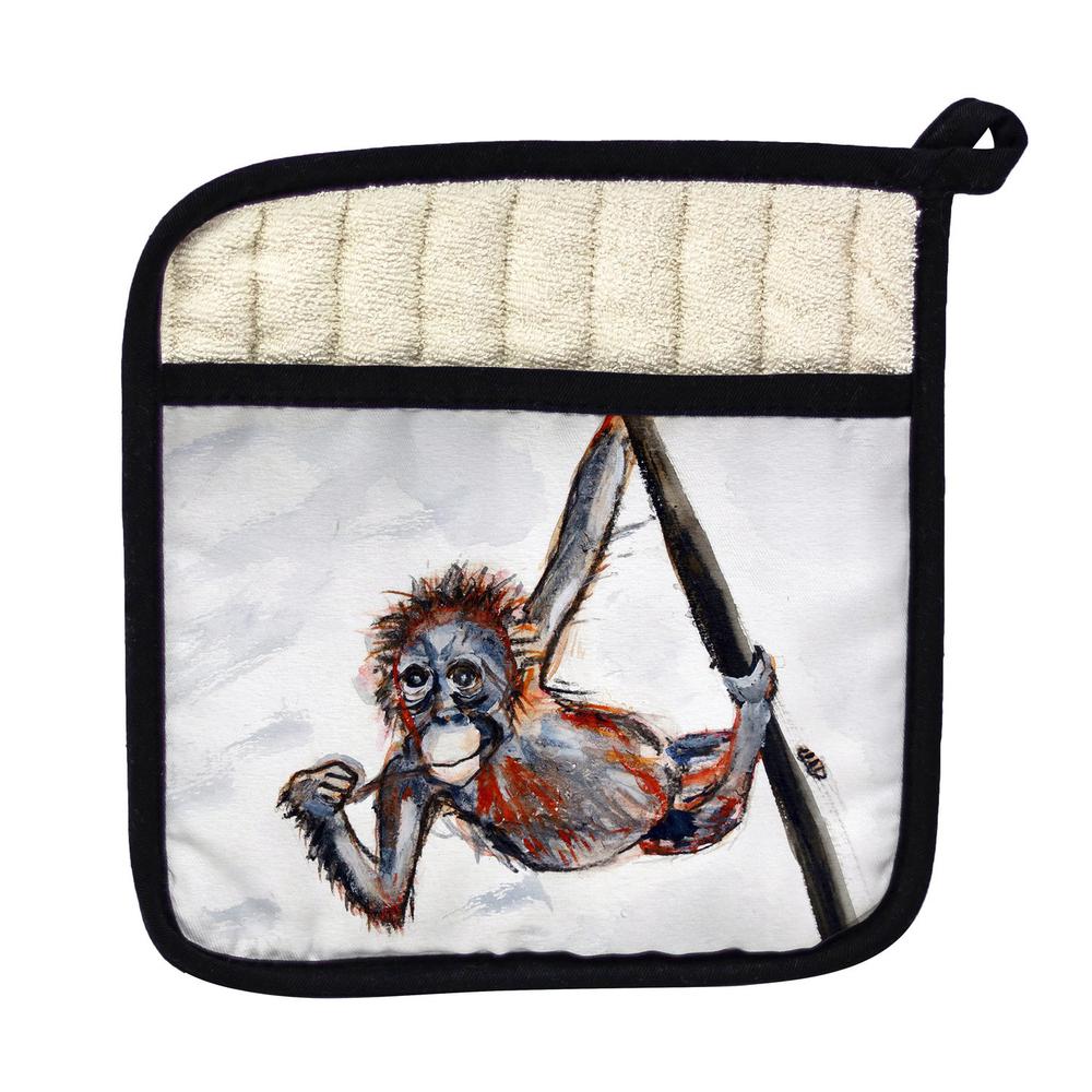 Betsy's Monkey Pot Holder. Picture 1