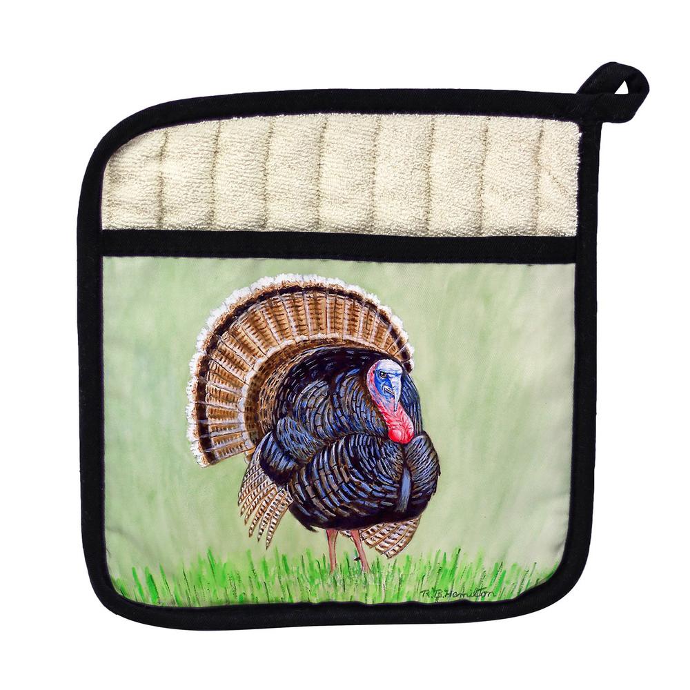 Wild Turkey Pot Holder. Picture 1
