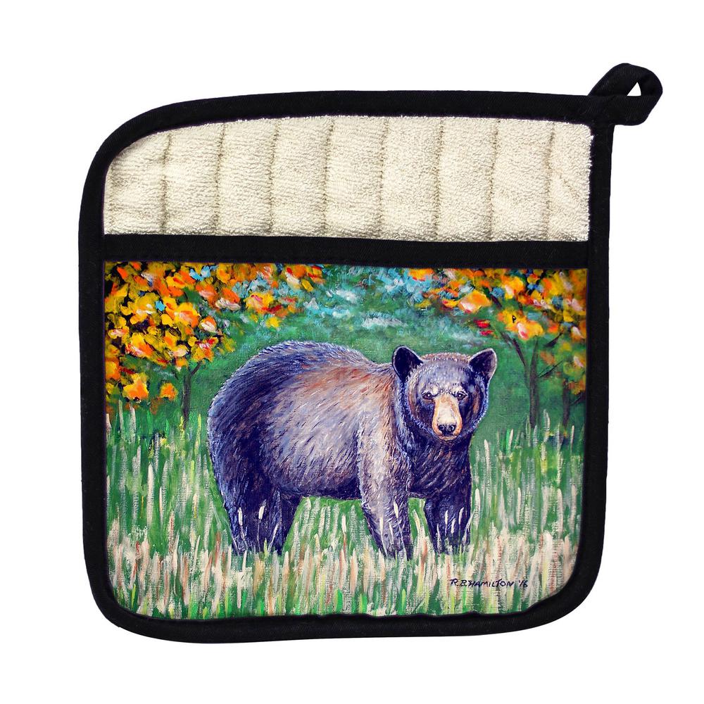 Black Bear Pot Holder. Picture 1