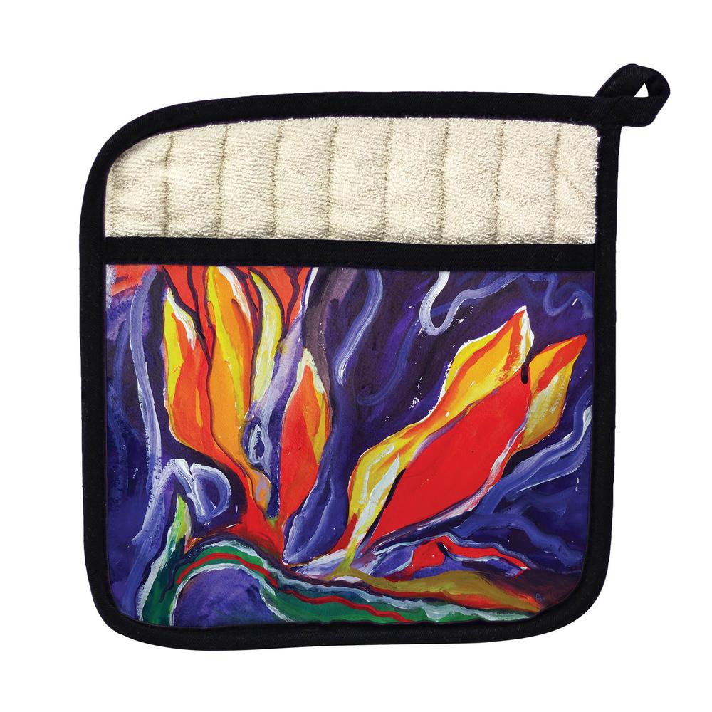 Purple Paradise Pot Holder. Picture 1