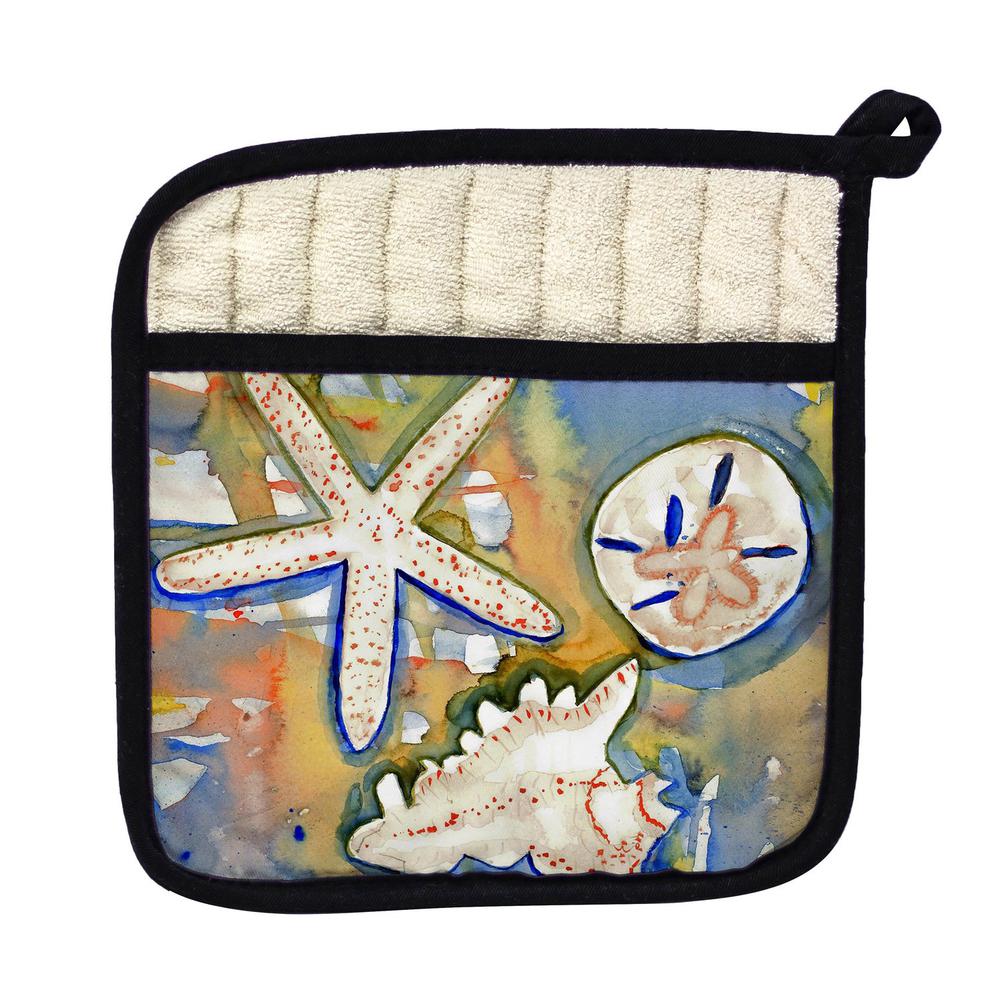 Beach Treasures Pot Holder. Picture 1