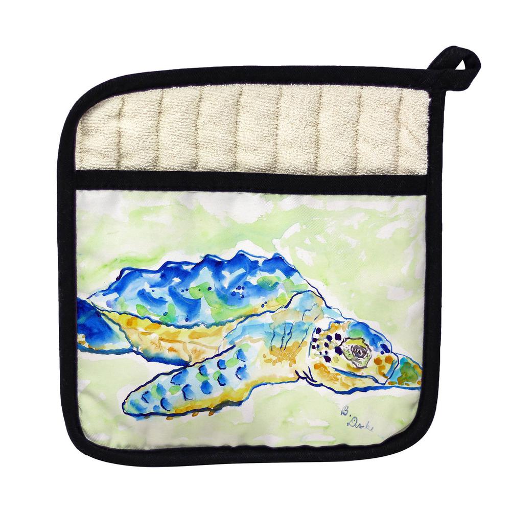 Loggerhead Turtle Pot Holder. Picture 1