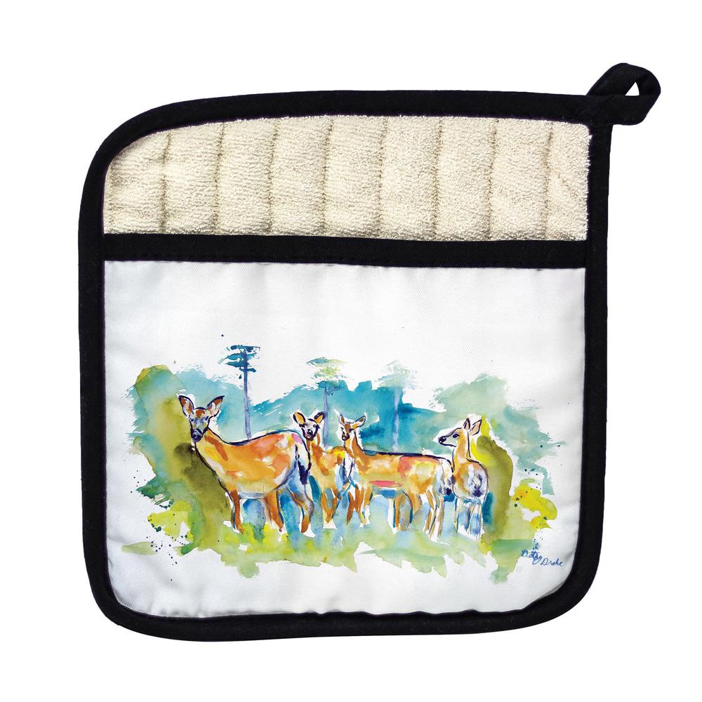 Deer Herd Pot Holder. Picture 1