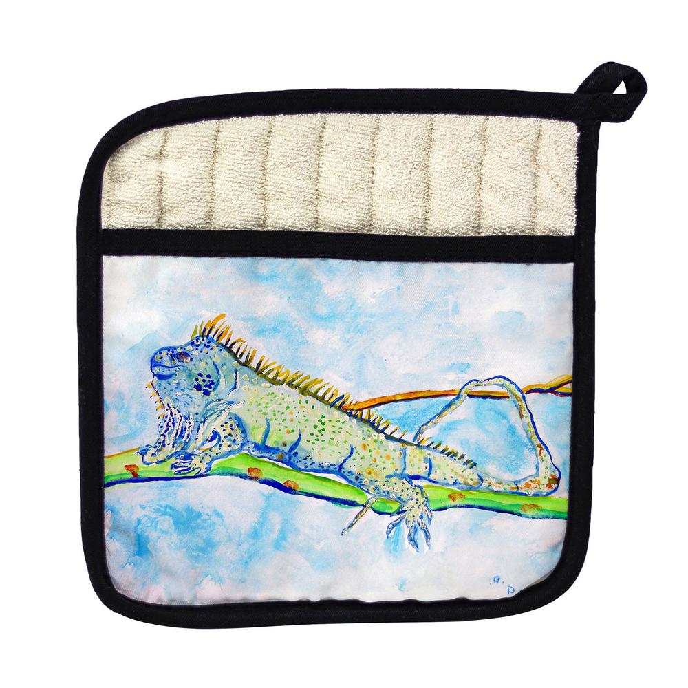 Iguana Pot Holder. Picture 1