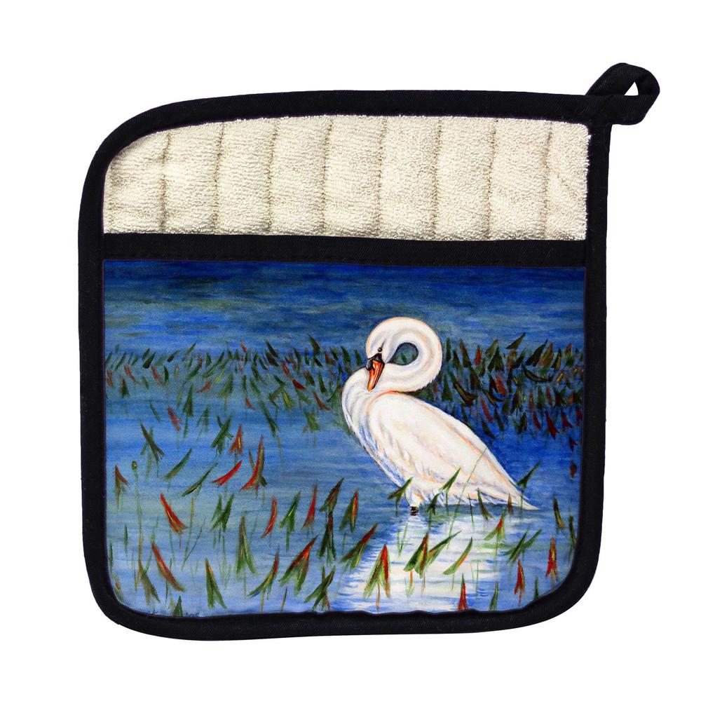 Mute Swan Pot Holder. Picture 1