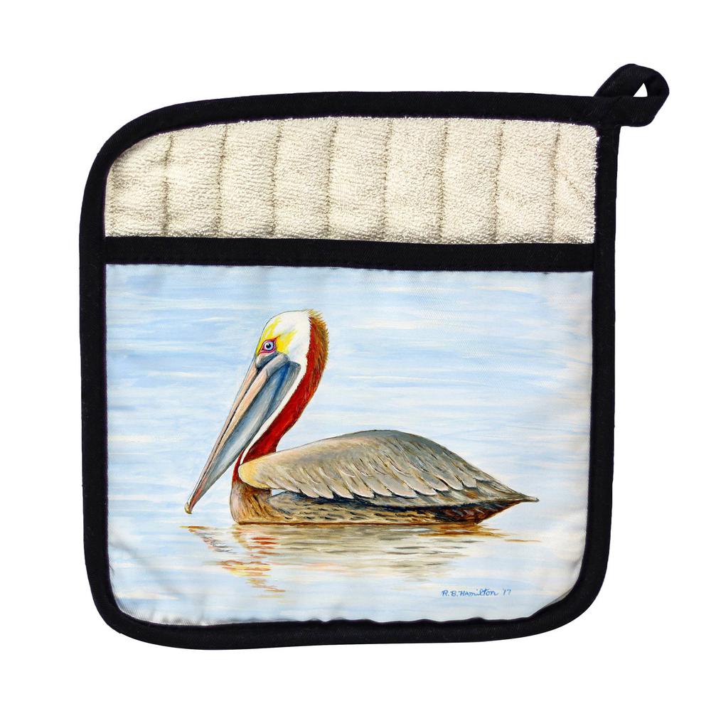 Summer Pelican Pot Holder. Picture 1