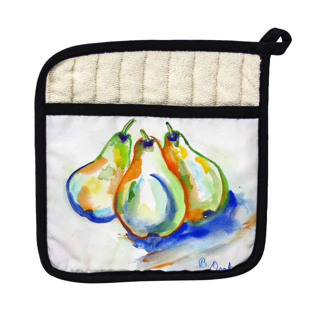 Three Pears Pot Holder. Picture 1
