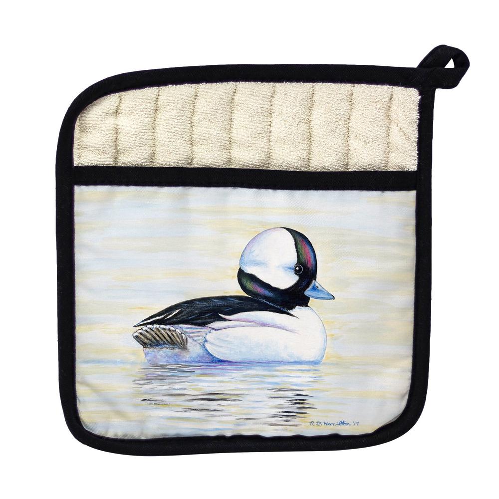 Bufflehead Duck Pot Holder. Picture 1
